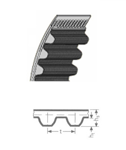 notched belt sts std - Разновидности зубчатых ремней привода