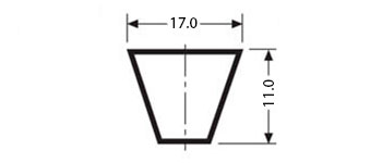 17 b - Клиновые ремни — V/FO