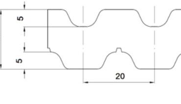 at20 dd 370x212 - Двухсторонние полиуретановые ремни замкнутой конструкции — MEGADYNE MEGAFLEX